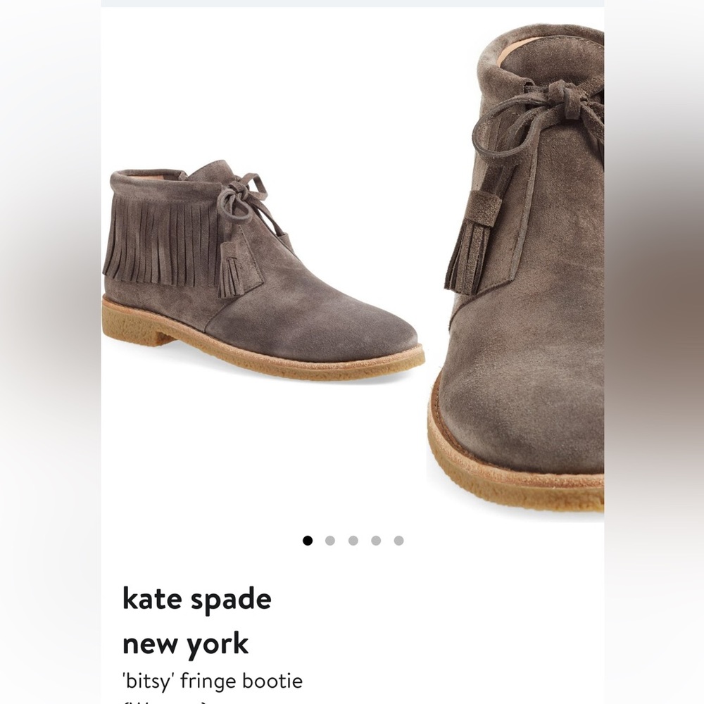 Kate spade fringe boots